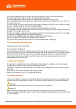 Preview for 4 page of Daewoo DASL 400 User Manual