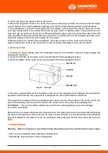 Preview for 4 page of Daewoo DAWS-10L User Manual