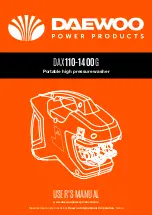 Daewoo DAX110-1400G User Manual предпросмотр