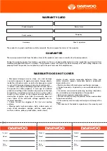 Preview for 14 page of Daewoo DAX110-1400G User Manual