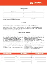 Предварительный просмотр 45 страницы Daewoo DAX130-1800 User Manual