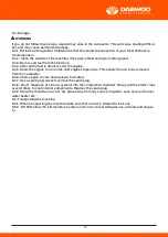 Preview for 20 page of Daewoo DBC430AV User Manual