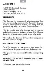 Preview for 12 page of Daewoo DBT-05S User Manual