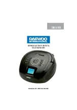 Daewoo DBU-39 User Manual preview