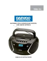 Daewoo DBU-51 User Manual предпросмотр