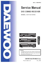 Daewoo DCR-9130 SERIES Service Manual предпросмотр