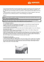 Предварительный просмотр 14 страницы Daewoo DDAE6000XE User Manual