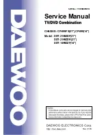 Предварительный просмотр 1 страницы Daewoo DDT-21H9ZDF(21") Service Manual