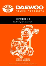 Daewoo DGPW3100H-K User Manual preview