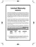 Preview for 10 page of Daewoo DHC-250 Use And Care Manual