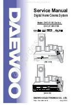 Daewoo DHC-X100 Series Service Manual preview