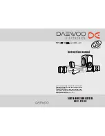 Предварительный просмотр 2 страницы Daewoo DHC-X150E Instruction Manual