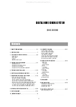 Предварительный просмотр 2 страницы Daewoo DHC-XD350 Service Manual