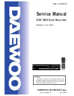 Предварительный просмотр 1 страницы Daewoo DHD-4000D Service Manual