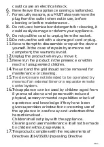 Preview for 3 page of Daewoo DI-40HVF-3P2 Instruction Manual