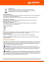 Предварительный просмотр 4 страницы Daewoo DLM4040Li User Manual