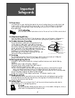 Preview for 4 page of Daewoo DLP-26C2AMSB Instruction Manual