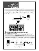 Предварительный просмотр 19 страницы Daewoo DLP-26C3SMB Instruction Manual