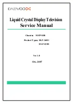 Daewoo DLP-26H1 Service Manual предпросмотр