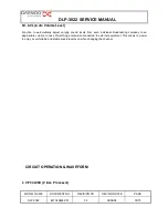 Предварительный просмотр 35 страницы Daewoo DLP-3022 Service Manual