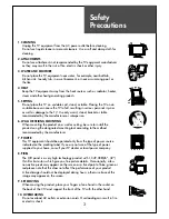 Предварительный просмотр 3 страницы Daewoo DLP-3212L Instruction Manual