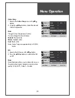 Предварительный просмотр 29 страницы Daewoo DLP-3212L Instruction Manual