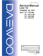 Предварительный просмотр 1 страницы Daewoo DLT - 42G1LTBD Service Manual