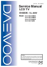 Предварительный просмотр 1 страницы Daewoo DLV-26C3SMBS Service Manual