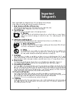 Предварительный просмотр 4 страницы Daewoo DLV-42U1GMB Instruction Manual