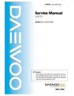 Daewoo DLX-32D1SMSB Service Manual preview