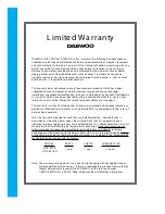 Preview for 11 page of Daewoo DOC-091RH Use & Care Manual