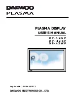 Preview for 37 page of Daewoo DP-42SP User Manual