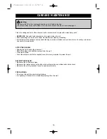 Preview for 16 page of Daewoo DPB-540R Instruction Manual