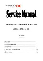 Preview for 2 page of Daewoo DPC-8200PD Service Manual