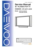 Предварительный просмотр 1 страницы Daewoo DPP-42A1GCSB Service Manual