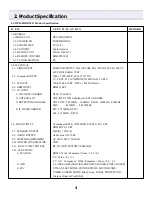 Предварительный просмотр 4 страницы Daewoo DPX-42D1NMSB Service Manual