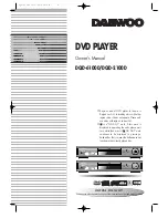 Daewoo DQD-2100D Owner'S Manual preview