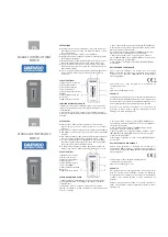 Preview for 2 page of Daewoo DRP-9 User Manual