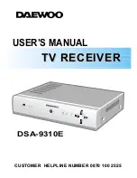 Daewoo DSA-9310E User Manual предпросмотр