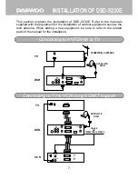 Preview for 7 page of Daewoo DSD-9230E Instruction Manual