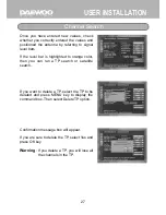 Preview for 27 page of Daewoo DSD-9230E Instruction Manual