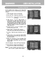 Preview for 29 page of Daewoo DSD-9230E Instruction Manual