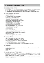 Предварительный просмотр 3 страницы Daewoo DSD-9250E Service Manual