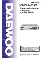 Daewoo DSD-9251MA Service Manual preview