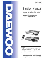 Daewoo DSD-9251MAV Service Manual предпросмотр