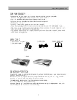 Preview for 4 page of Daewoo DSD-9251MAV Service Manual