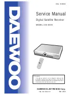 Preview for 1 page of Daewoo DSD-9280M Service Manual