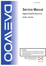 Daewoo DSD-9502 Series Service Manual предпросмотр