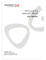 Daewoo DSL19M1WC Instruction Manual preview