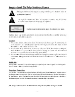 Preview for 3 page of Daewoo DSL19M1WC Instruction Manual